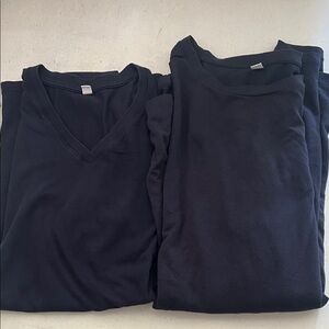 Uniqlo Black XXL Crewneck Tee